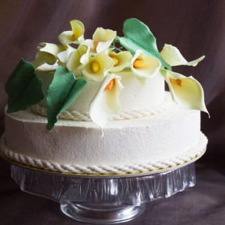 Торт "Сахарные цветы" 