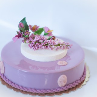 Торт на день рождения "Сирень" 