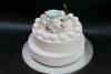 Свадебный торт с сахарными цветами 